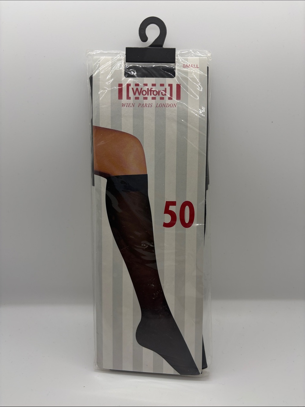 Wolford Black Sheer Knee-Highs 50 Denier